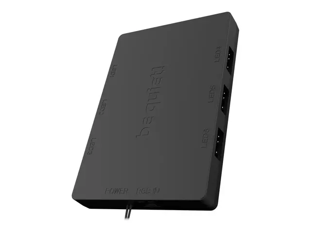 be quiet! Light Wings - Kabinettvifte 120 mm svart (en pakke 3)