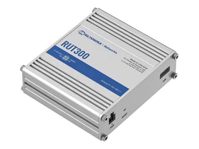 Teltonika RUT300 - Ruter 5-port svitsj DIN-skinnemonterbar, overfl...