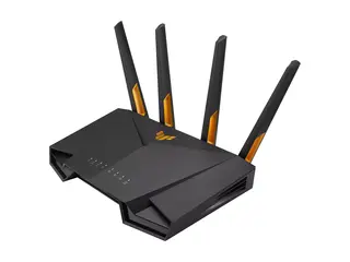 ASUS TUF Gaming AX4200 - Tr&#229;dl&#248;s ruter 4-portssvitsj 1GbE, 2.5GbE - Wi-Fi 6 - Dobbeltb&#229;nd