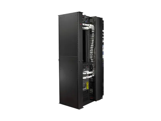 APC Cable Management - Rack-kabelføringssett - svart - for P/N: NB...