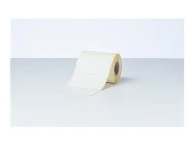 Brother - Hvit 76 x 44 mm 400 etikett(er) (1 rull(er) stanseskårne...