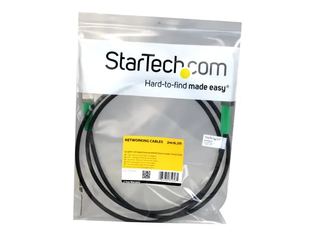 StarTech.com MSA Uncoded Compatible 2m 40G QSFP+ to Direct Attach ...