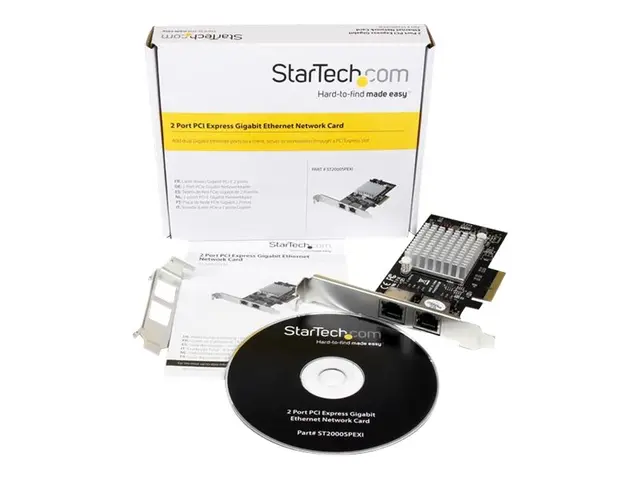 Startech Dual Port PCI Express (PCIe x4) Gigabit Ethernet Server A...
