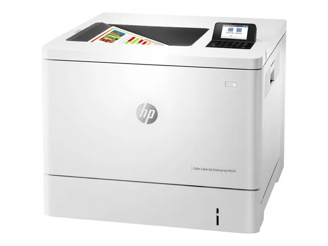 HP LaserJet Enterprise M554dn - Skriver - farge - Dupleks - laser ...