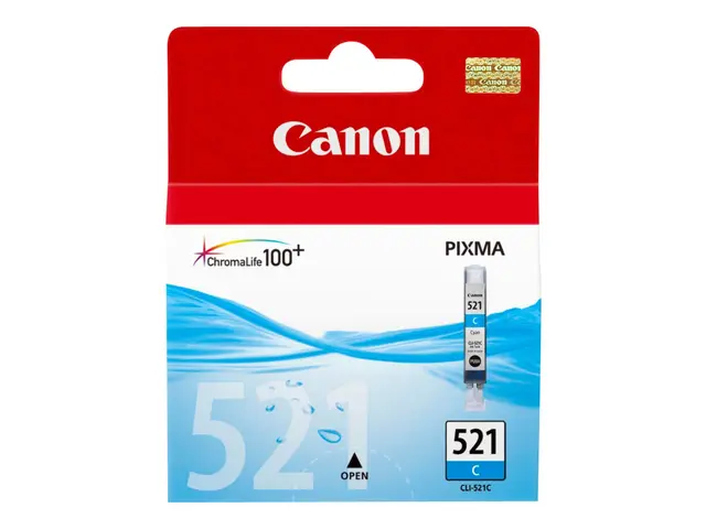 Canon CLI-521C - 9 ml - cyan - original - blekkbeholder - for PIXM...