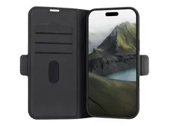 dbramante1928 Oslo Pro - Lommebok for mobiltelefon polyuretan (PU), plastikk - svart - for Apple iPhone 16 Pro Max