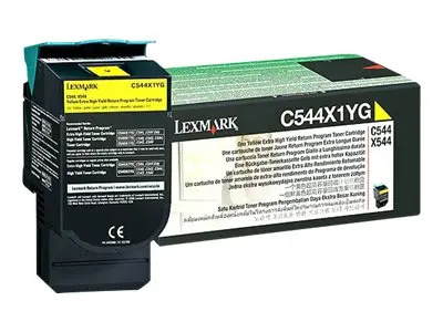 Lexmark - Ekstra høy ytelse - gul - original - tonerpatron LCCP, L...