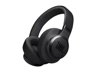 JBL LIVE 770NC - Hodetelefoner med mikrofon full størrelse - Bluetooth - trådløs, kablet - aktiv støydemping - 3,5 mm jakk - svart