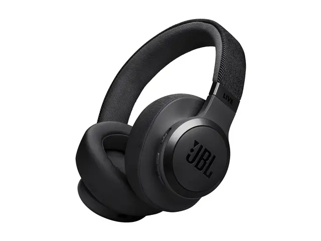 JBL LIVE 770NC - Hodetelefoner med mikrofon - full størrelse - Blu...
