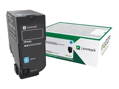 Lexmark - Høy ytelse - cyan - original - tonerpatron LCCP, LRP for Lexmark CS725de, CS725dte
