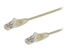 STARTECH 1M SLIM CAT6 CABLE - GREY SNAGLESS - 28 AWG COPPER WIRE