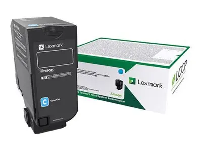 Lexmark - Cyan - original - tonerpatron LCCP, LRP - for Lexmark CS...