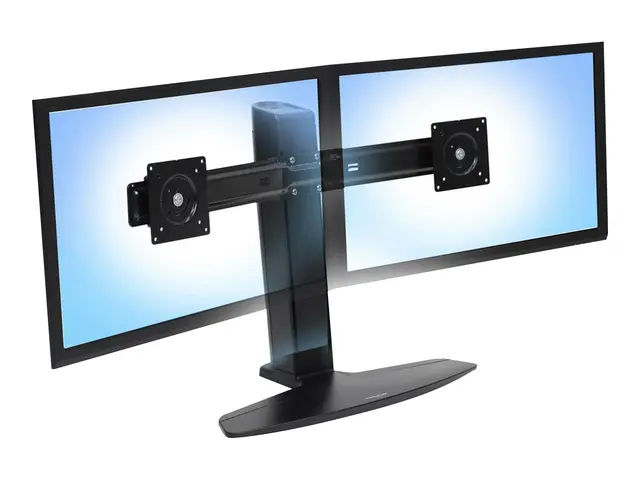 Ergotron Neo-Flex - Stativ for 2 LCD-skjermer svart skjermstørrels...