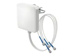 QuWireless QuSector 9X-65-4 - Antenne - panel Wi-Fi - 8 dBi (for 2,4 - 2,5 GHz), 9 dBi (for 5 - 7,125 GHz) - direksjonal - innendørs / utendørs, stangmontering