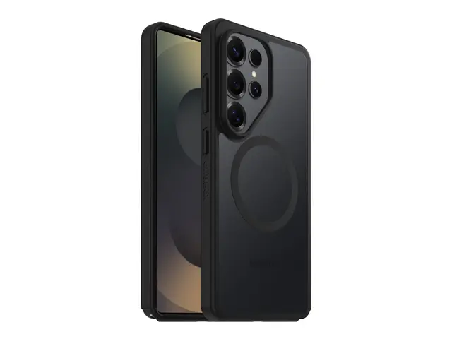 OtterBox React Series - Baksidedeksel for mobiltelefon svart kryst...