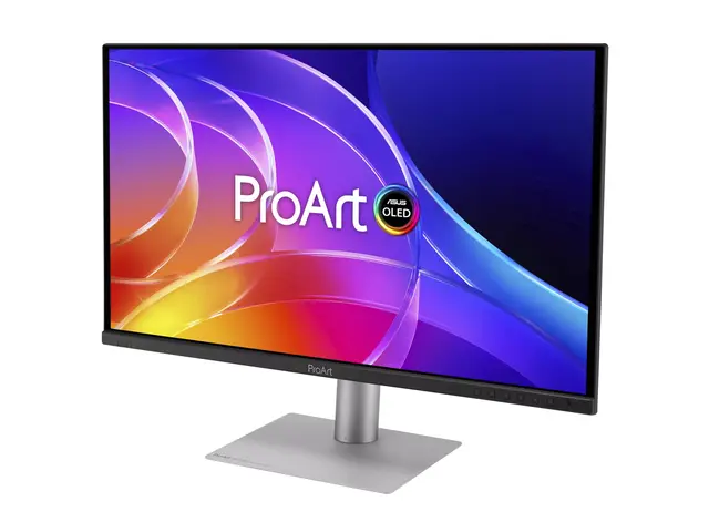 ASUS ProArt PA279CDV - OLED-skjerm - USB 27" (26.5" synlig) - 3840 x 2160 4K @ 120 Hz - 1000 cd/m² - 1500000:1 - HDR10 - 0.1 ms - HDMI, 2xDisplayPort, USB-C - høyttalere - svart 