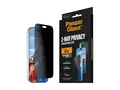 PanzerGlass - Skjermbeskyttelse for mobiltelefon ultravid passform med EasyAligner - glass - med personvernsfilter - 2-veis - klebemiddel - rammefarge svart - for Apple iPhone 18 Pro