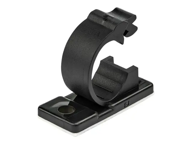 StarTech.com 100 Adhesive Cable Management Clips Black, Network/Et...