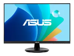 ASUS VA24DQFR - LED-skjerm - gaming 24" (24" synlig) - 1920 x 1080 Full HD (1080p) @ 100 Hz - IPS - 250 cd/m² - 1000:1 - 1 ms - HDMI, VGA, DisplayPort - høyttalere - svart