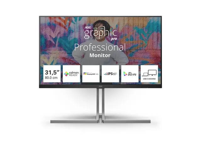 AOC U32U3CV - Graphic Pro Series LED-skjerm 32" (31.5" synlig) 384...