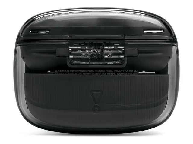 JBL TUNE Beam 2 - Ghost Edition - True wireless-hodetelefoner med mikrofon i øret - Bluetooth - aktiv støydemping - spøkelsessvart 
