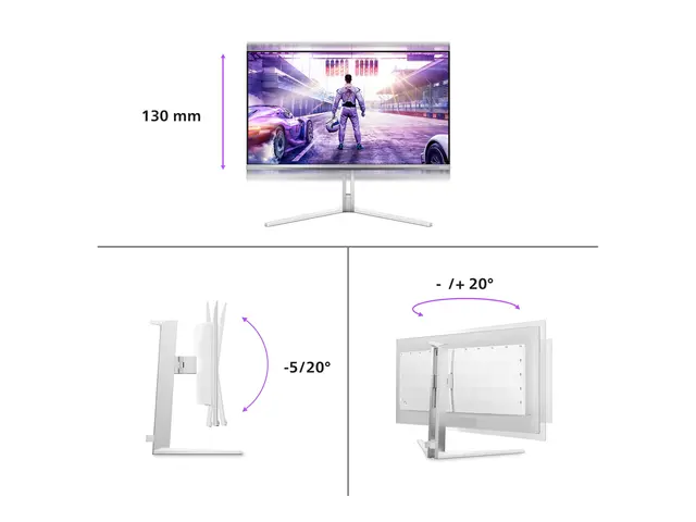Philips Evnia 8000 27M2N8500 - OLED-skjerm gaming 27" (26.5" synli...