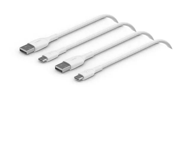 Belkin BoostCharge - USB-kabel USB-C (hann) til USB 2.0 1 m hvit (...