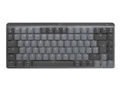 Logitech Master Series MX Mechanical Mini for Mac Tastatur - bakbelysning - trådløs - Bluetooth LE - QWERTY - US International - tastsvitsj: Tactile Quiet - romgrå
