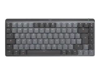 Logitech Master Series MX Mechanical Mini for Mac Tastatur - bakbelysning - trådløs - Bluetooth LE - QWERTY - US International - tastsvitsj: Tactile Quiet - romgrå