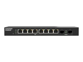 QNAP QSW-L2110-2S8T - Switch - Styrt - 8 x 2.5GBase-T + 2 x combo 10 Gigabit SFP+/RJ-45 stasjonær