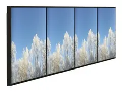 HI-ND VIDEO ROW - Monteringssett for 4x1 videovegg - portrett - skjermstørrelse: 43" - veggmonterbar