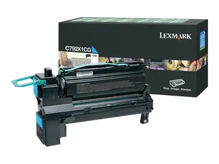 Lexmark - Ekstra h&#248;y ytelse - cyan - original tonerpatron LCCP, LRP - for Lexmark C792, X792