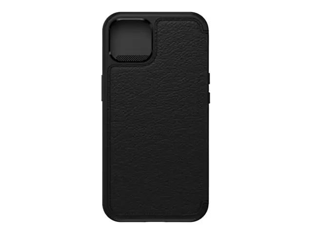 OtterBox Strada - Lommebok for mobiltelefon - lær - skyggesvart - ...