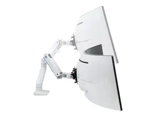 Ergotron HX - Monteringskomponent (svingtapp) robust - for LCD-skjerm - hvit - skjermstørrelse: up to 49" - for Ergotron HX Desk Monitor Arm, HX Wall Mount Monitor Arm