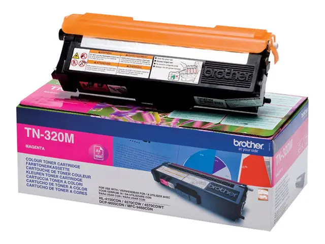 Brother TN320M - Magenta - original - tonerpatron - for Brother DC...