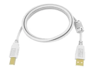 Vision Techconnect 2 - USB-kabel - USB-type B (hann) til USB (hann) USB 2.0 - 5 m - hvit
