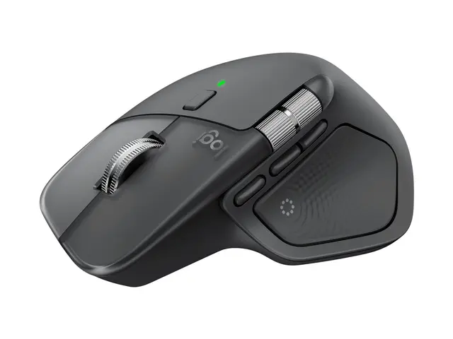Logitech MX Master 4 - Mus 8 knapper trådløs Bluetooth, 2.4 GHz US...