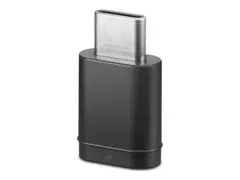 Lenovo - Trådløs Bluetooth-lydmottaker for hodesett USB-C - svart