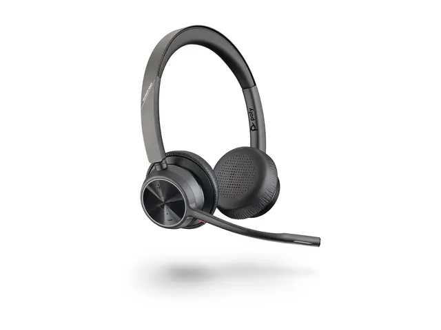 Poly Voyager 4320 - 4300 series hodesett on-ear Bluetooth trådløs,...