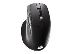 CORSAIR NIGHTSWORD v2 - Mus - stream deck, gaming høyrehendt - optisk - 8 knapper - trådløs, kablet - 2.4 GHz, Bluetooth, USB - USB Slipstream trådløs mottaker