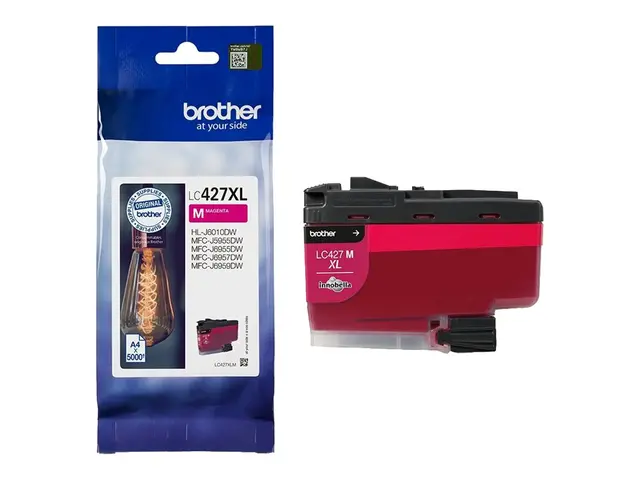 Brother LC427XLM - Høykapasitets magenta original blekkpatron for ...