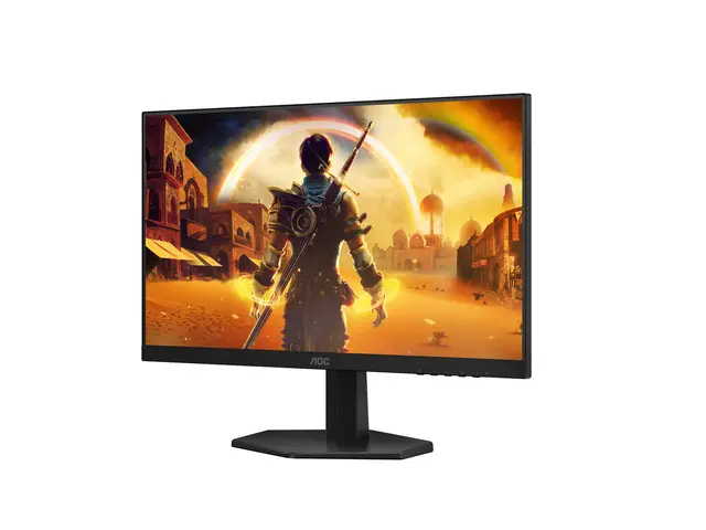 AOC Gaming 24G42E - LED-skjerm - gaming - 24" (23.8" synlig) 1920 x 1080 Full HD (1080p) @ 180 Hz - Fast IPS - 300 cd/m² - 1000:1 - HDR10 - 0.5 ms - HDMI, DisplayPort - svart 
