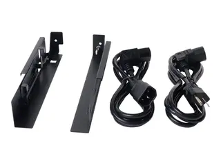APC - Rackmonteringssett for KVM-konsoll svart - 1U - TAA-samsvar - for P/N: SMX1000CUS, SMX1500RM2UCNCUS, SMX1500RM2UCUS, SMX2KR2UX145, SMX3KR2UNCX145, SMX750CUS