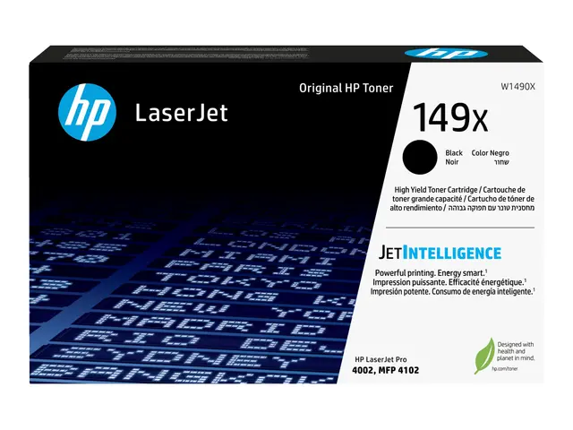 HP 149X - Høykapasitets svart original LaserJet tonerpatron (W1490...