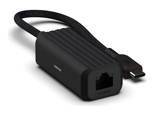 UNISYNK - Nettverksadapter USB-C Gigabit Ethernet x 1 svart