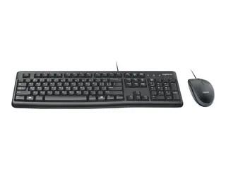 Logitech Desktop MK120 - Tastatur- og mussett USB - US International