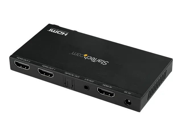 StarTech.com 2-Port HDMI Splitter (1x2), 4K 60Hz UHD 2.0 Audio Vid...