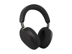 Jabra Evolve3 85 MS - Hodesett full størrelse - Bluetooth - trådløs, kablet - aktiv støydemping - 3,5 mm jakk, USB-C via Bluetooth-adapter - lydisolerende - svart - Certified for Microsoft Teams