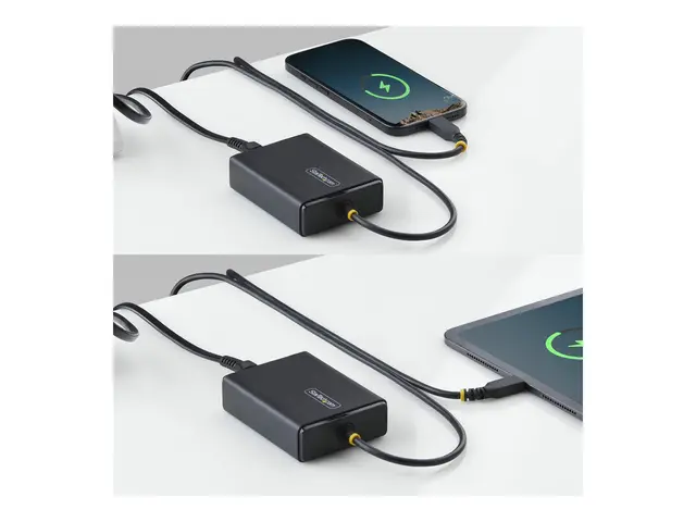 Startech - Strømadapter USB-C 100 watt 5 A PD 3.0 (USB-C) svart Eu...