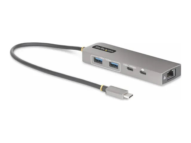 StarTech.com 3-Port USB-C Hub with 2.5 Gigabit Ethernet and 100W P...